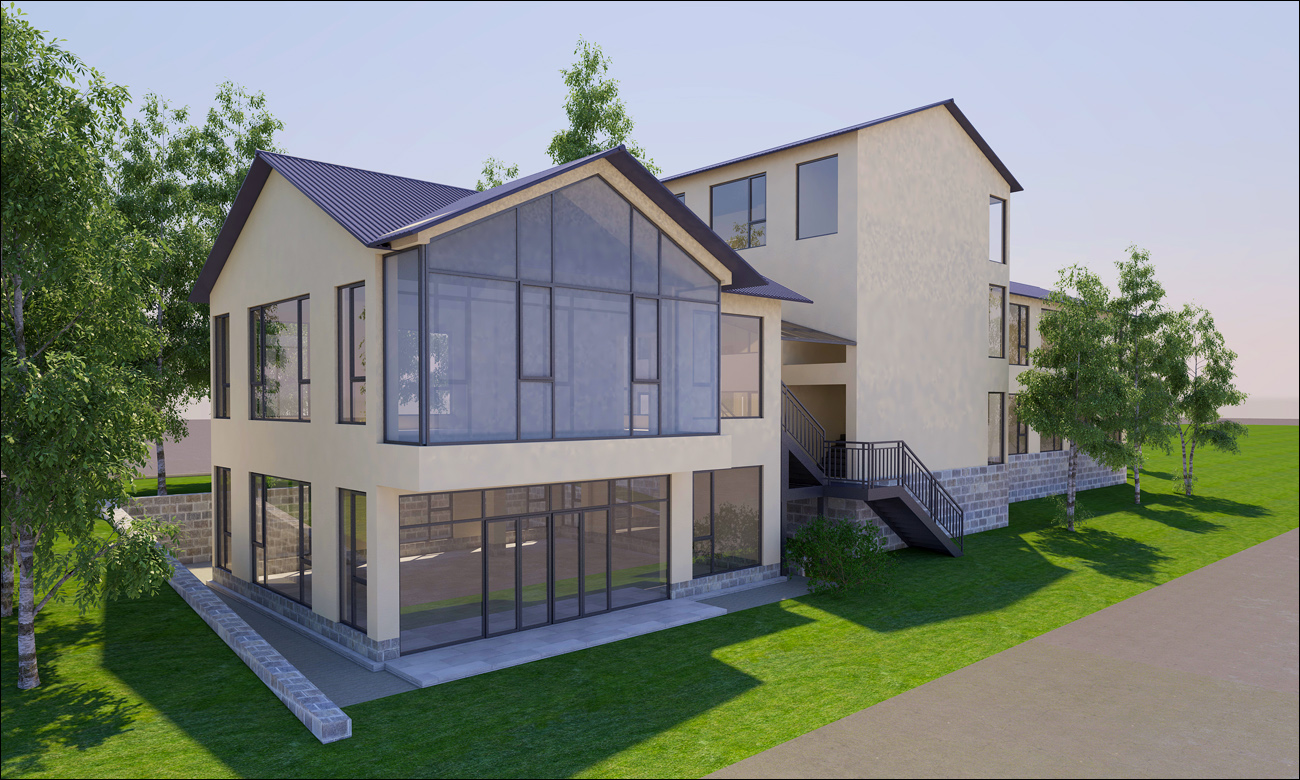 巢湖厵村民宿办公楼室内装饰工程(图1)