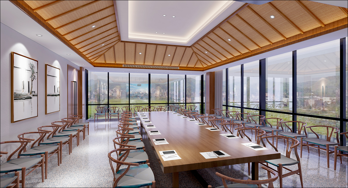 巢湖厵村民宿办公楼室内装饰工程(图10)