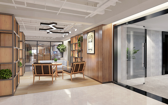 上海国科4200平办公楼装修设计案例(图4)