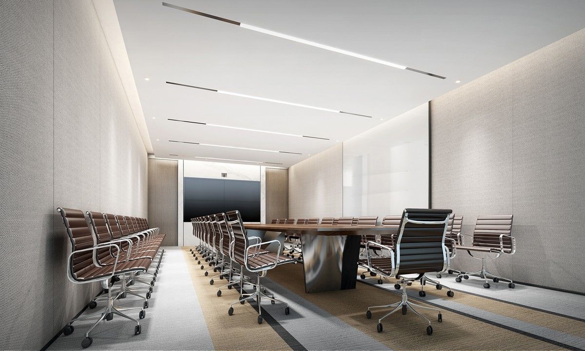 祥源广场1000平方现代简约风办公室装修设计项目(图3)