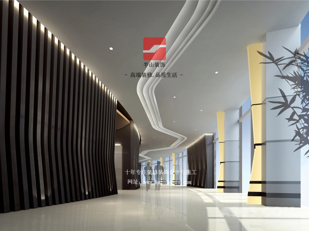 安徽广播电视中心-大厅装修(图1)