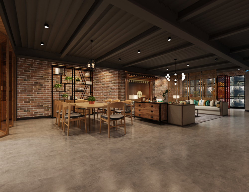 长江180步阳门展厅装修(图1)